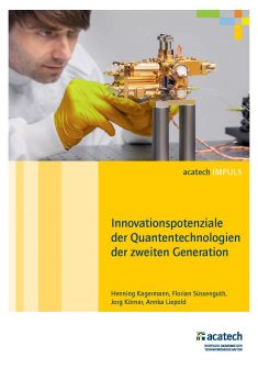 Titelbild der Publikation "Innovationspotenziale der Quantentechnologien der zweiten Generation"