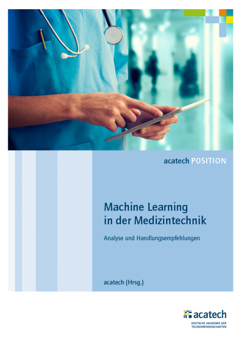 Titelbild der Publikation "Machine Learning in der Medizintechnik"