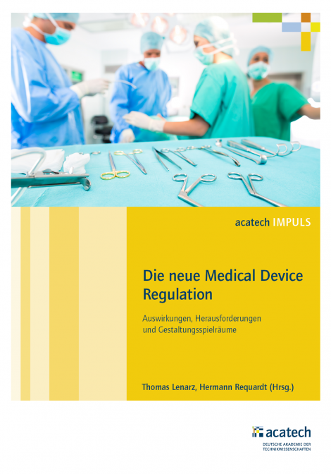 Titelbild der Publikation "Die neue Medical Device Regulation"