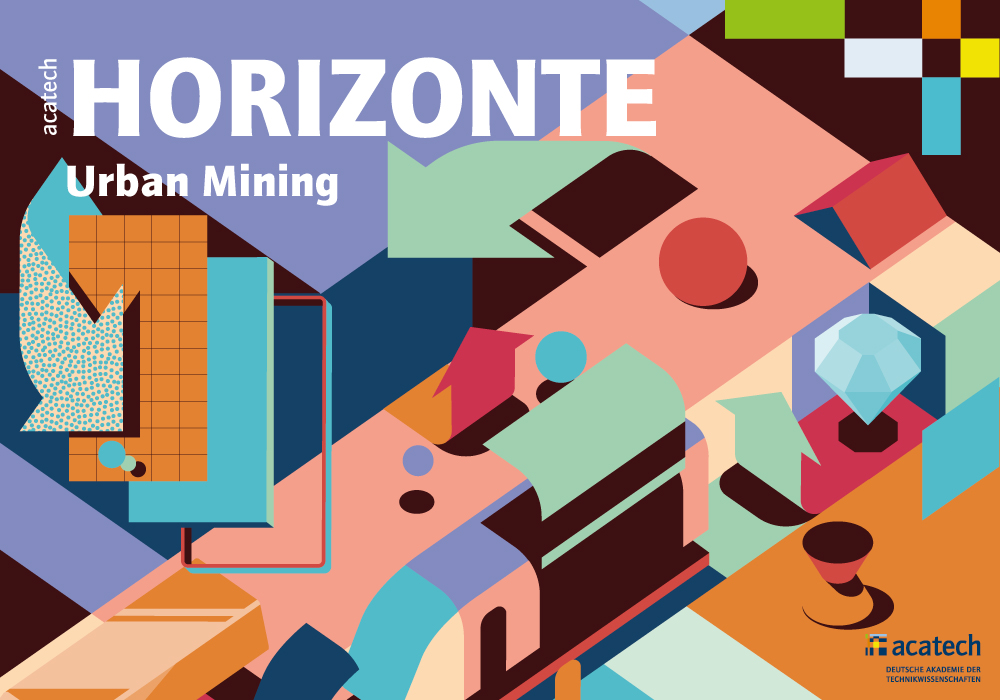 Titelbild acatech HORIZONTE Urban Mining