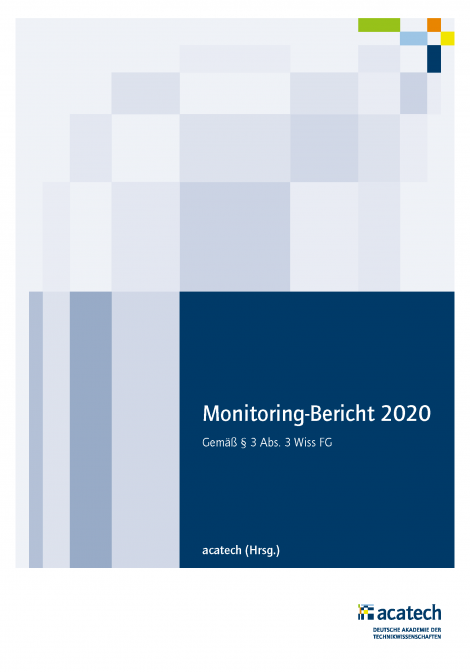 Titelbild der Publikation "Monitoring-Bericht 2020"