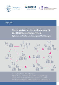 Titelbild der Publikation "Netzengpässe als Herausforderung für das Stromversorgungssystem"