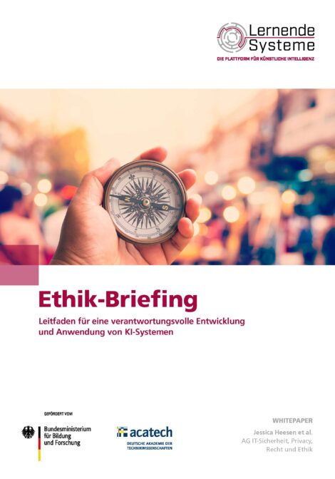 Titelbild der Publikation "Ethik-Briefing"