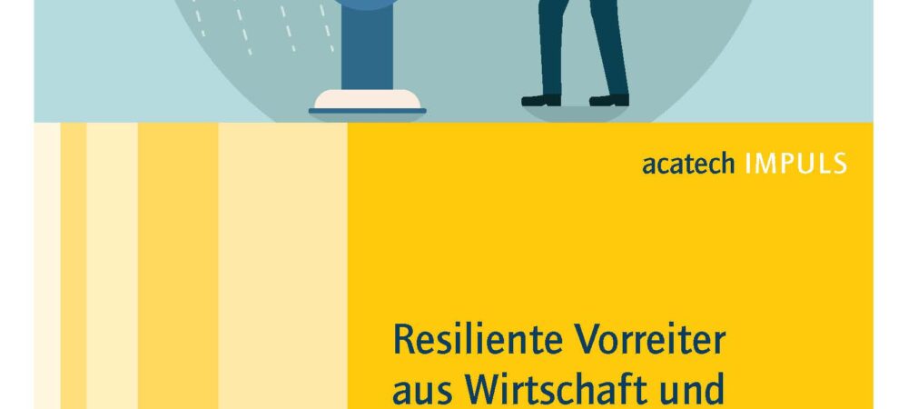Titelbild der Publikation "Resiliente Vorreiter aus Wirtschaft und Gesellschaft"