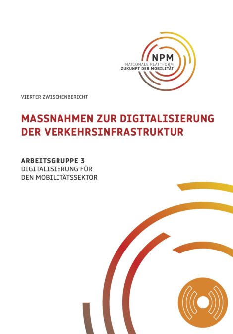 Titelbild der Publikation "Maßnahmen zur Digitalisierung der Verkehrsinfrastruktur"