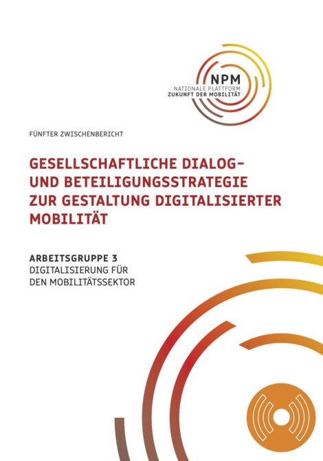 Titelbild zum Zwischenbericht der Nationalen Plattform Mobilität