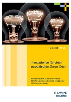 Titelbild der Publikation "Innovationen für einen europäischen Green Deal"