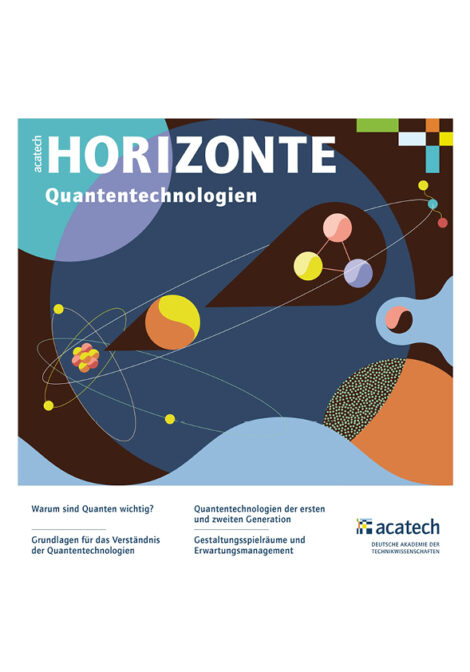Titelbild der Publikation "Quantentechnologie"
