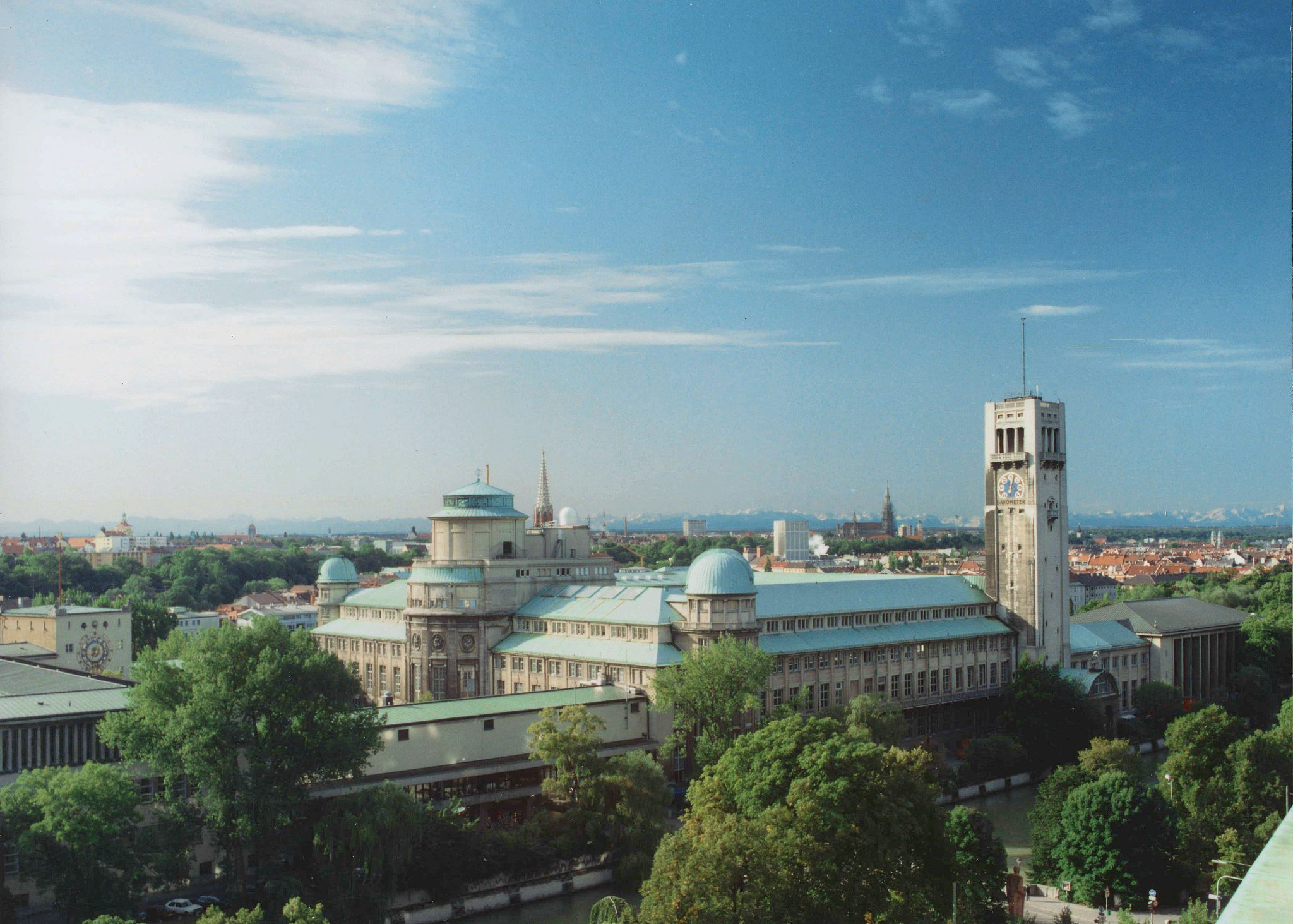 Panorama-Aufnahme des Deutschen Museums in München