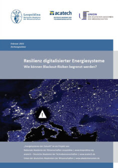 Titelbild der Publikation "Resilienz digitalisierter Energiesysteme"