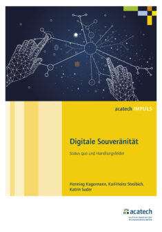 Titelbild der Publikation "Digitale Souveränität"