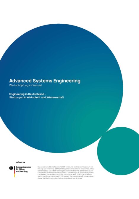 Titelbild der Publikation "Advanced Systems Engineering"