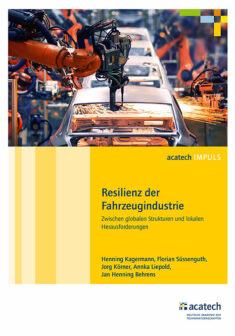Titelbild der Publikation "Resilienz der Fahrzeugindustrie"