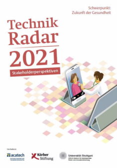 Titelbild der Publikation "Technik Radar 2021"