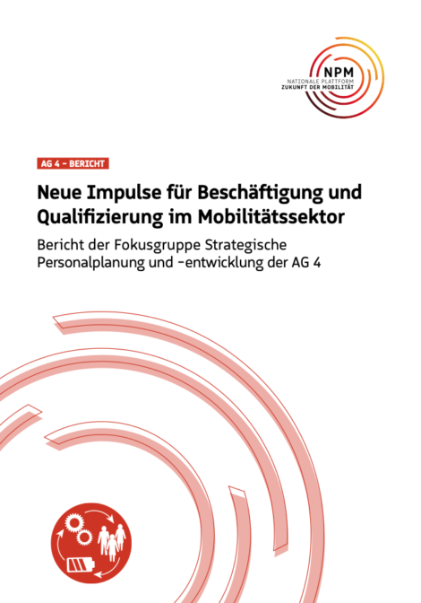 Titelbild der Publikation "Neue Impulse für Beschäftigung und Qualifizierung im Mobilitätssektor"