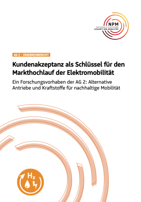Titelbild der Publikation "Kundenakzeptanz als Schlüssel für den Markthochlauf der Elektromobilität"