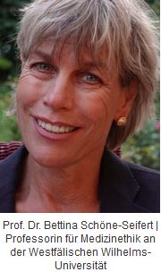 Ein Porträtfoto von Prof. Dr. Bettina Schöne-Seifert | Professorin für Medizinethik an der Westfälischen Wilhelms-Universität