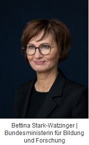 Ein Porträtfoto von Bundesministerin für Bildung und Forschung Bettina Stark-Watzinger