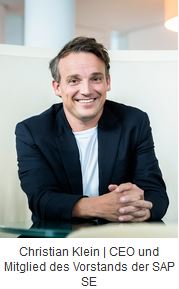 Ein Porträtfoto von Christian Klein | CEO und Mitglied des Vorstands der SAP SE