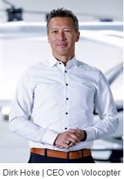 Ein Porträtfoto von Dirk Hoke | CEO von Volocopter