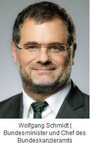Ein Porträtfoto von Bundesminister und Chef des Bundeskanzleramts Wolfgang Schmidt