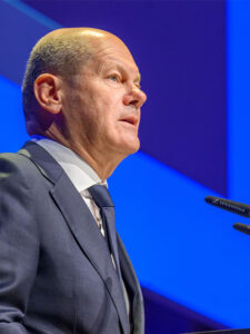Bundeskanzler Olaf Scholz hält Rede auf acatech Festveranstaltung 2022