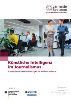 Titelbild Künstliche Intelligenz im Journalismus