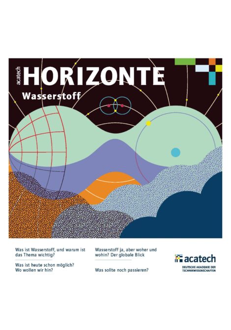 Titelbild der Publikation HORIZONTE Wasserstoff
