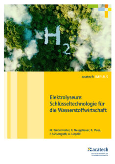 Cover der Publikation Elektrolyseure