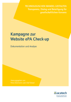 Titelbild ePA Check up