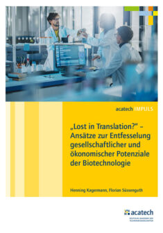 Cover Biotechnologie