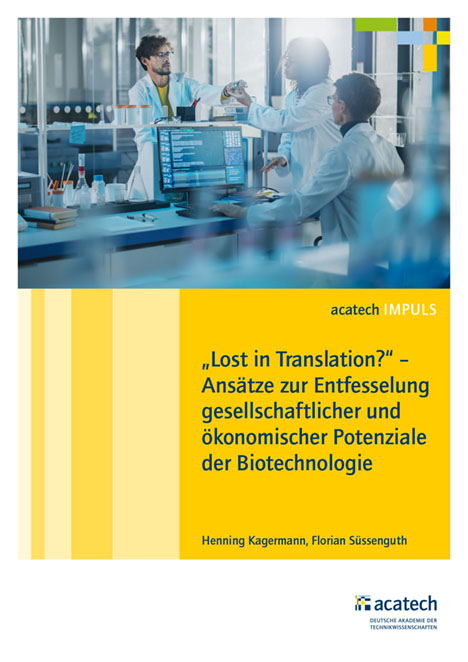 Cover Biotechnologie